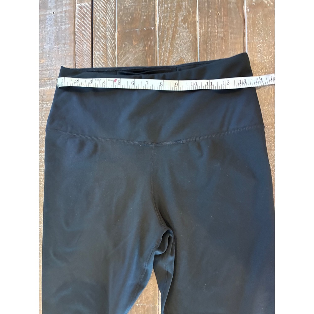 Nike Dri-FIT Womens Black High Waisted Cropped Leggings Training Tights Medium - Picture 6 of 7